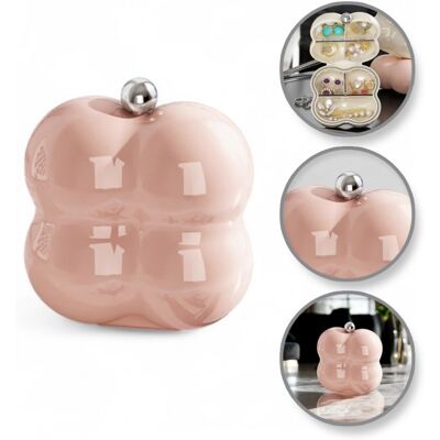OEM Boîte De Rangement, Coffret À Bijoux Portable, Crème Pd156r - Publicité OEM Boîte De Rangement, Coffret À Bijoux Portable, Crème Pd156r - Publicité