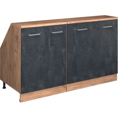 Ensembles De Meuble De Rangement Sous Pente Rion, Béton Noir, 140cm Lot De 2 Caissons 60 Cm De Profondeur, Vicco - Publicité Ensembles De Meuble De Rangement Sous Pente Rion, Béton Noir, 140cm Lot De 2 Caissons 60 Cm De Profondeur, Vicco - Publicité