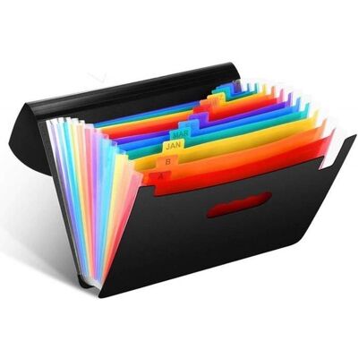 Cellfast Trieur 12 Compartiments A4 Chemise Papier Classeur Rangement Administratif Document Porte Dossier Bureau - Publicité Cellfast Trieur 12 Compartiments A4 Chemise Papier Classeur Rangement Administratif Document Porte Dossier Bureau - Publicité