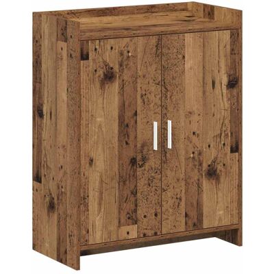 Cabinet À Chaussures Avec Porte Bois Ancien 73,5 X 36 X 92 Cm Vidaxl - Publicité Cabinet À Chaussures Avec Porte Bois Ancien 73,5 X 36 X 92 Cm Vidaxl - Publicité