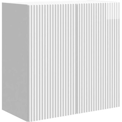 Armoire Murale Blanc Brillant 59 X 31 X 60 Cm Bois D'Ingénierie Vidaxl - Publicité Armoire Murale Blanc Brillant 59 X 31 X 60 Cm Bois D'Ingénierie Vidaxl - Publicité