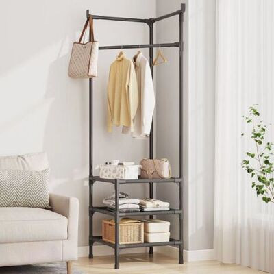 OEM Royaluxe-portant À Vêtements Noir 3 Couches – 25 Tubes Pour Rangement Optimisé – Écologique Et Résistant À L'Humidité – Installation Rapide - Publicité OEM Royaluxe-portant À Vêtements Noir 3 Couches – 25 Tubes Pour Rangement Optimisé – Écologique Et Résistant À L'Humidité – Installation Rapide - Publicité