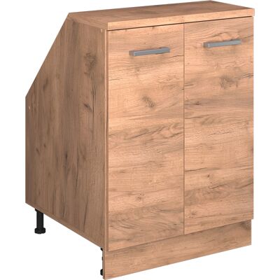 Meuble De Rangement Sous Pente Rion, Chêne De Force Doré, 60x81.6cm 2 Portes, 60 Cm De Profondeur, Vicco - Publicité Meuble De Rangement Sous Pente Rion, Chêne De Force Doré, 60x81.6cm 2 Portes, 60 Cm De Profondeur, Vicco - Publicité