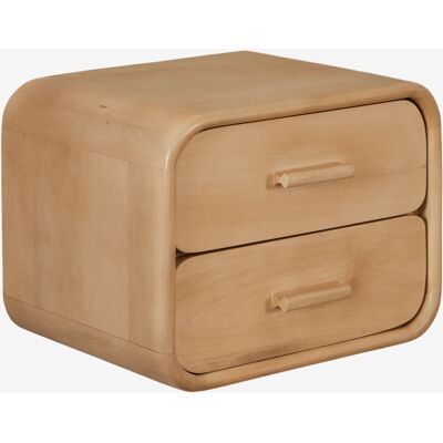 Pack De 2 Tables De Chevet Flottantes 40x30 Cm En Bois Aylin Sklum - Publicité Pack De 2 Tables De Chevet Flottantes 40x30 Cm En Bois Aylin Sklum - Publicité