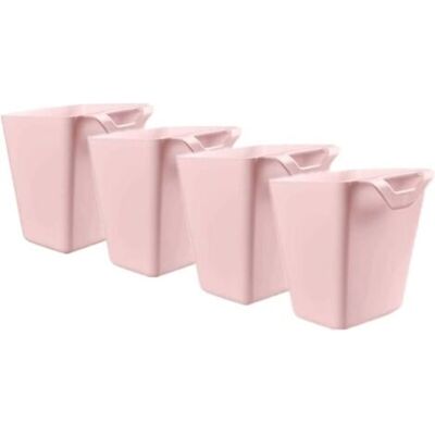 Bunthaus Lntyq Lot De 4 Porte-gobelets À Suspendre, 131211cm, Pots À Crayons Suspendus, Pots À Plantes, Pot À Maquillage (rose), Plastique - Publicité Bunthaus Lntyq Lot De 4 Porte-gobelets À Suspendre, 131211cm, Pots À Crayons Suspendus, Pots À Plantes, Pot À Maquillage (rose), Plastique - Publicité