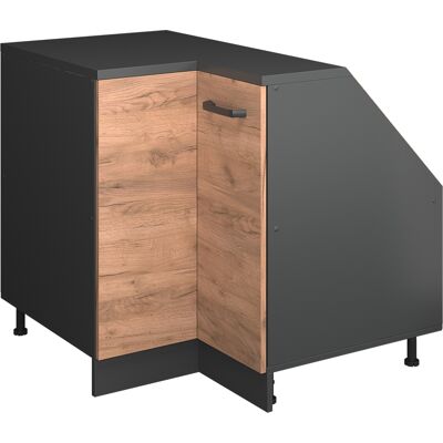 Meuble De Rangement Sous Pente Armoire D'Angle Rion, Chêne De Force Doré, 75.6x81.6cm 1 Porte, 60 Cm De Profondeur, Vicco - Publicité Meuble De Rangement Sous Pente Armoire D'Angle Rion, Chêne De Force Doré, 75.6x81.6cm 1 Porte, 60 Cm De Profondeur, Vicco - Publicité