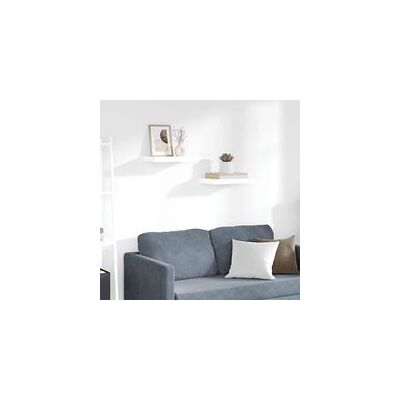 OEM Étagères Flottantes, Lot De 2, Blanc Brillant, 40 X 23 X 3,8 Cm, Mdf-crezuo - Publicité OEM Étagères Flottantes, Lot De 2, Blanc Brillant, 40 X 23 X 3,8 Cm, Mdf-crezuo - Publicité