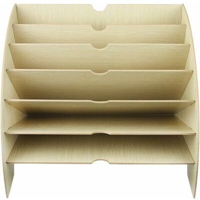 ABYSSE Organisateur De Fichiers, Trieur En Bois Classement Papier Bureau Rangement Pour Papier A4, Magazine Et Document(36.5 28 28cm) - Publicité ABYSSE Organisateur De Fichiers, Trieur En Bois Classement Papier Bureau Rangement Pour Papier A4, Magazine Et Document(36.5 28 28cm) - Publicité