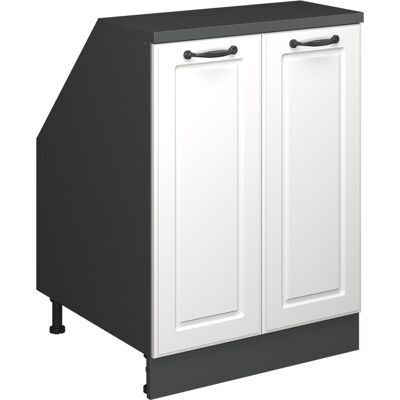 Meuble De Rangement Sous Pente Rion, Blanc Campagne, 60x81.6cm 2 Portes, 60 Cm De Profondeur, Vicco - Publicité Meuble De Rangement Sous Pente Rion, Blanc Campagne, 60x81.6cm 2 Portes, 60 Cm De Profondeur, Vicco - Publicité
