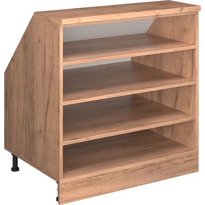 Meuble Sous Pente Rion, Chêne De Force Doré, 80x81.8cm 4 Compartiments, 60 Cm De Profondeur, Vicco - Publicité Meuble Sous Pente Rion, Chêne De Force Doré, 80x81.8cm 4 Compartiments, 60 Cm De Profondeur, Vicco - Publicité