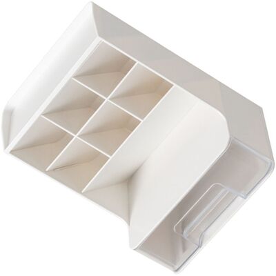 MCKENSA Boîte De Rangement De Bureau À Plusieurs Compartiments, Porte-crayons Et Autres Accessoires Avec Tiroir, Organisateur De Papeterie En Plastique Transparent. Publicité MCKENSA Boîte De Rangement De Bureau À Plusieurs Compartiments, Porte-crayons Et Autres Accessoires Avec Tiroir, Organisateur De Papeterie En Plastique Transparent. Publicité