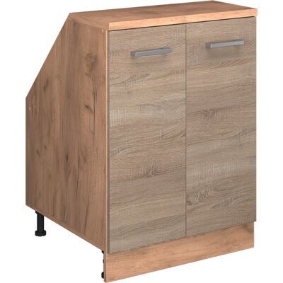 Meuble De Rangement Sous Pente Rion, Sonoma, 60x81.6cm 2 Portes, 60 Cm De Profondeur, Vicco - Publicité Meuble De Rangement Sous Pente Rion, Sonoma, 60x81.6cm 2 Portes, 60 Cm De Profondeur, Vicco - Publicité