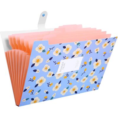 OEM Organiseur De Documents Imperméable Et Résistant Aux Déchirures, Classeur Extensible À Motif Floral, 8 Poches De Style Accordéon, Matériau Plastique Durable, Convient À Une Utilisation Scolaire, De Bu - Publicité OEM Organiseur De Documents Imperméable Et Résistant Aux Déchirures, Classeur Extensible À Motif Floral, 8 Poches De Style Accordéon, Matériau Plastique Durable, Convient À Une Utilisation Scolaire, De Bu - Publicité