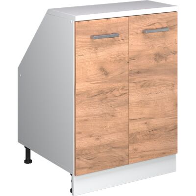 Meuble De Rangement Sous Pente Rion, Chêne De Force Doré, 60x81.6cm 2 Portes, 60 Cm De Profondeur, Vicco - Publicité Meuble De Rangement Sous Pente Rion, Chêne De Force Doré, 60x81.6cm 2 Portes, 60 Cm De Profondeur, Vicco - Publicité