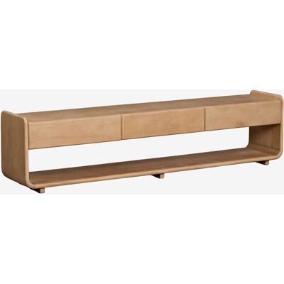 Meuble Tv En Bois Tinsley Sklum &x2194&xfe0e 180 Cm - Publicité Meuble Tv En Bois Tinsley Sklum &x2194&xfe0e 180 Cm - Publicité