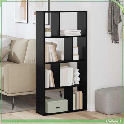 OEM Bibliothèque - Chêne Noir - 60 X 20 X 120 Cm - Bois D'Ingénierie - Grand Espace De Stockage - Publicité OEM Bibliothèque - Chêne Noir - 60 X 20 X 120 Cm - Bois D'Ingénierie - Grand Espace De Stockage - Publicité