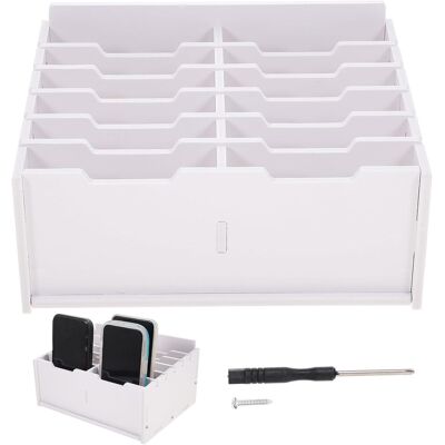 PUNNYB De Rangement Blanche Schreibtisch Boîte De Rangement Avec 12 - Publicité PUNNYB De Rangement Blanche Schreibtisch Boîte De Rangement Avec 12 - Publicité