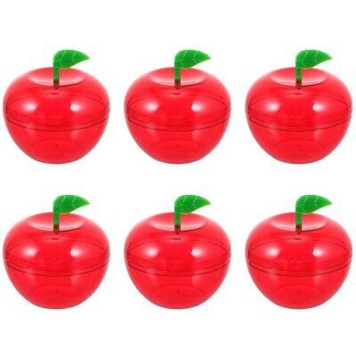 FATRD Boîte À Bonbons En Plastique (6 Pièces) Pour Mariage, Boîte À Biscuits Et Chocolats, Boîte Romantique Et Créative-6x6x5cm-red - Publicité FATRD Boîte À Bonbons En Plastique (6 Pièces) Pour Mariage, Boîte À Biscuits Et Chocolats, Boîte Romantique Et Créative-6x6x5cm-red - Publicité