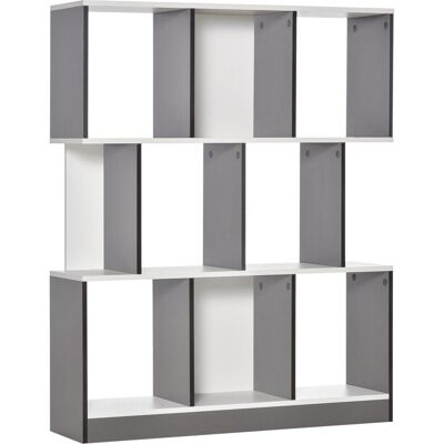 OEM Bibliothèque À 8 Niveaux Pour Salon Et Chambre, En Bois, 100 X 24 X 124 Cm, Gris Anthracite - Publicité OEM Bibliothèque À 8 Niveaux Pour Salon Et Chambre, En Bois, 100 X 24 X 124 Cm, Gris Anthracite - Publicité
