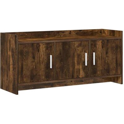 Meuble Tv 102 X 33 X 47 Cm Chêne Fumé Bois D'Ingénierie Vidaxl - Publicité Meuble Tv 102 X 33 X 47 Cm Chêne Fumé Bois D'Ingénierie Vidaxl - Publicité