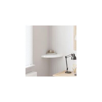 OEM Étagère D'Angle Flottante, Blanc Brillant, 35 X 35 X 3,8 Cm, Mdf-crezuo - Publicité OEM Étagère D'Angle Flottante, Blanc Brillant, 35 X 35 X 3,8 Cm, Mdf-crezuo - Publicité
