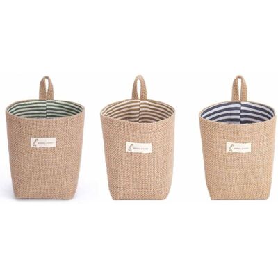 PROSHEVE 6pcs-petits Paniers De Rangement Pliables En Coton Et Lin Avec Poignée Pour Jouets, Maquillage, Clés, Petits Objets,idéal Pour Un Usage Domestique - Publicité PROSHEVE 6pcs-petits Paniers De Rangement Pliables En Coton Et Lin Avec Poignée Pour Jouets, Maquillage, Clés, Petits Objets,idéal Pour Un Usage Domestique - Publicité