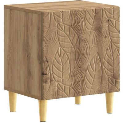 Vidaxl Bedside Table 2 Pcs Artisan Oak 43 X 34.5 X 50 Cm - Publicité Vidaxl Bedside Table 2 Pcs Artisan Oak 43 X 34.5 X 50 Cm - Publicité