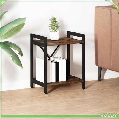 OEM Bibliothèque - Chêne Fumé - Bois D'Ingénierie - 40 X 30 X 48.5 Cm - Pieds Réglables - Publicité OEM Bibliothèque - Chêne Fumé - Bois D'Ingénierie - 40 X 30 X 48.5 Cm - Pieds Réglables - Publicité