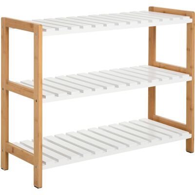 OEM Homcom Meuble À Chaussures Armoire À Chaussures 3 Portes Abattantes 3 Compartiments En Bois Dim. 60l X 26i X 124h Cm Noir Laqué - Publicité OEM Homcom Meuble À Chaussures Armoire À Chaussures 3 Portes Abattantes 3 Compartiments En Bois Dim. 60l X 26i X 124h Cm Noir Laqué - Publicité