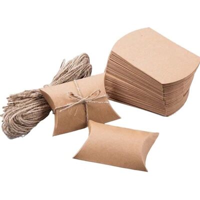 OEM 100 Pièces Boîtes Cadeaux 96.5cm Boîte À Bonbons En Papier Kraft, Boîte En Papier Kraft Vintage Avec Corde De 55 Cm, Grande Boîte D'Emballage Pour Mariages, Boîtes Bricolage, Cadeaux Noël - Publicité OEM 100 Pièces Boîtes Cadeaux 96.5cm Boîte À Bonbons En Papier Kraft, Boîte En Papier Kraft Vintage Avec Corde De 55 Cm, Grande Boîte D'Emballage Pour Mariages, Boîtes Bricolage, Cadeaux Noël - Publicité