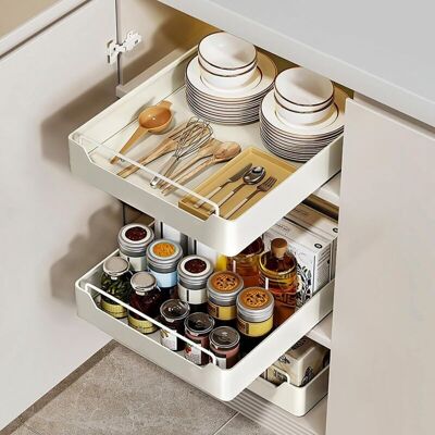 Scotch Odipie Tiroir Coulissant Cuisine, Organiseur D'Armoire Extractible, Tiroirs Coulissants Extensible,tiroir Coulissant Pour Placard De Cuisine Ne Nécessitant Ni Perçage Ni Clous,m(43 2 - Publicité Scotch Odipie Tiroir Coulissant Cuisine, Organiseur D'Armoire Extractible, Tiroirs Coulissants Extensible,tiroir Coulissant Pour Placard De Cuisine Ne Nécessitant Ni Perçage Ni Clous,m(43 2 - Publicité