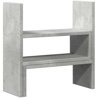 DESIGN IN Organisateur De Bureau Réglable Gris Béton Bois D'Ingénierie - Publicité DESIGN IN Organisateur De Bureau Réglable Gris Béton Bois D'Ingénierie - Publicité