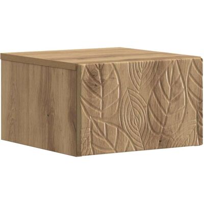 Cabinet De Chevet Mural Chêne Artisanal 49 X 34,5 X 20 Cm Vidaxl - Publicité Cabinet De Chevet Mural Chêne Artisanal 49 X 34,5 X 20 Cm Vidaxl - Publicité