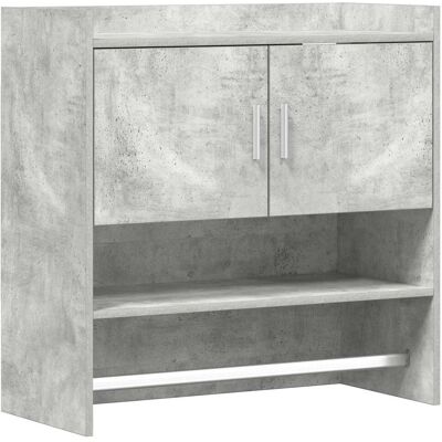 Étagère Murale Montage Mural Gris Béton 80 X 36 X 80 Cm Vidaxl - Publicité Étagère Murale Montage Mural Gris Béton 80 X 36 X 80 Cm Vidaxl - Publicité