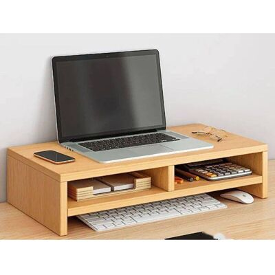 OEM Support D'Écran En Bois – Rehausseur D'Écran D'Ordinateur – Étagère Multifonctionnelle – Hauteur 13 Cm – Panneaux De Fibres Durables-crezuo - Publicité OEM Support D'Écran En Bois – Rehausseur D'Écran D'Ordinateur – Étagère Multifonctionnelle – Hauteur 13 Cm – Panneaux De Fibres Durables-crezuo - Publicité