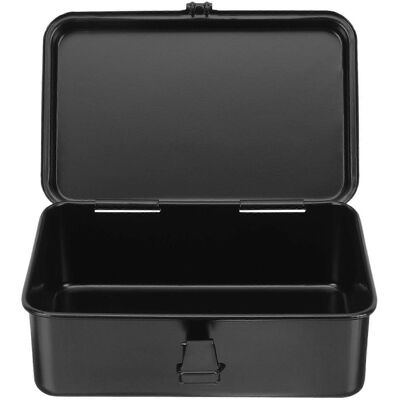 LISATR Petite Boîte À Outils, Boîte À Outils En Tôle, Étui De Rangement Pour Outils Ménagers, Organisateur D'Outils-20.00x12.50x7.80cm-black - Publicité LISATR Petite Boîte À Outils, Boîte À Outils En Tôle, Étui De Rangement Pour Outils Ménagers, Organisateur D'Outils-20.00x12.50x7.80cm-black - Publicité