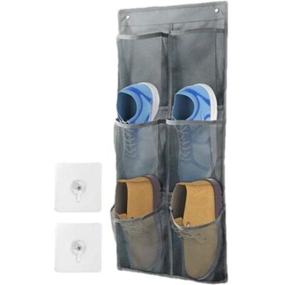 OEM Royaluxe-wall Mounted Shoes Rack With Sticky Hanging Mounts,shoes Holder Storage Organizer Shelf, Door Shoe Hangers - Publicité OEM Royaluxe-wall Mounted Shoes Rack With Sticky Hanging Mounts,shoes Holder Storage Organizer Shelf, Door Shoe Hangers - Publicité