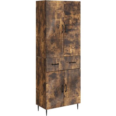 Ensemble De Meubles 2 Pcs Chêne Fumé 66 X 34,5 X 89,5 Cm Vidaxl - Publicité Ensemble De Meubles 2 Pcs Chêne Fumé 66 X 34,5 X 89,5 Cm Vidaxl - Publicité