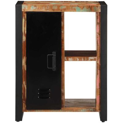 Maison La Vie - Buffet Salon Moderne - Meuble De Rangement - Multicolore 55x35x70 Cm Bois Massif Récupération Bu4814 - Publicité Maison La Vie - Buffet Salon Moderne - Meuble De Rangement - Multicolore 55x35x70 Cm Bois Massif Récupération Bu4814 - Publicité