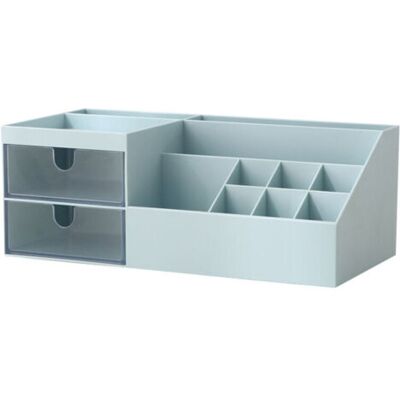 Bunthaus Organisateur De Maquillage Avec Tiroirs, Boîte De Rangement De Bureau, Coloris Vert, 24,5 × 12 × 9 Cm - Publicité Bunthaus Organisateur De Maquillage Avec Tiroirs, Boîte De Rangement De Bureau, Coloris Vert, 24,5 × 12 × 9 Cm - Publicité
