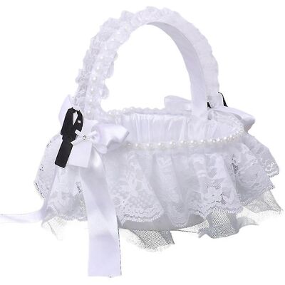 LISATR Panier En Dentelle Pour Mariage - Publicité LISATR Panier En Dentelle Pour Mariage - Publicité