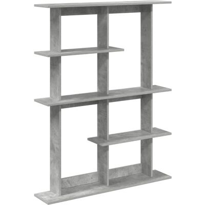 Étagère Murale Gris Béton 102 X 20 X 130 Cm Bois D'Ingénierie Vidaxl - Publicité Étagère Murale Gris Béton 102 X 20 X 130 Cm Bois D'Ingénierie Vidaxl - Publicité