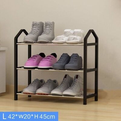 ABYSSE Étagère À Chaussures, Étagère À Chaussures À 3 Niveaux, Mini Étagère À Chaussures, Étagère À Chaussures Étroite Organisateur Pour Placard Entrée Et Couloir 42 X 20 X 45 Cm - Publicité ABYSSE Étagère À Chaussures, Étagère À Chaussures À 3 Niveaux, Mini Étagère À Chaussures, Étagère À Chaussures Étroite Organisateur Pour Placard Entrée Et Couloir 42 X 20 X 45 Cm - Publicité