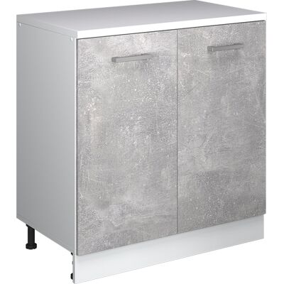 Armoire D'Extension Rion, Béton/blanc, 80x46cm Sans Pente Avec 2 Portes, Vicco - Publicité Armoire D'Extension Rion, Béton/blanc, 80x46cm Sans Pente Avec 2 Portes, Vicco - Publicité