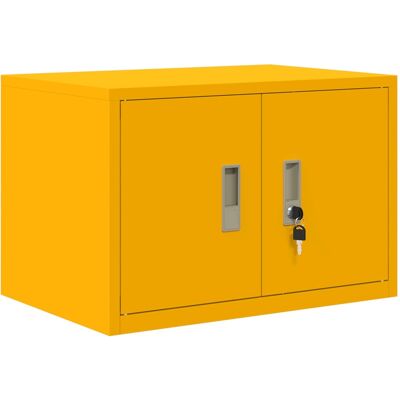 Maison Exclusive - Armoire De Rangement Jaune Moutarde 60 X 40 X 40 Cm Acier - Publicité Maison Exclusive - Armoire De Rangement Jaune Moutarde 60 X 40 X 40 Cm Acier - Publicité