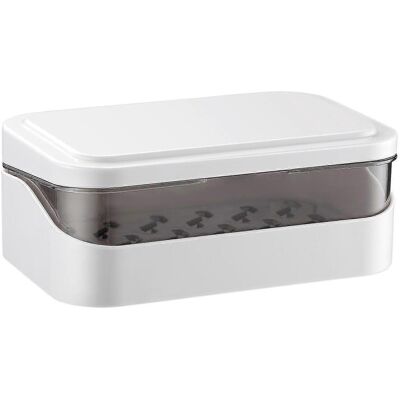 LISATR Porte-savon Ounona Pour Salle De Bain, Étui De Rangement Pour Savon Avec Égouttoir, Contenant De Rangement Portable Pour Savon, Étagère À Savon Pour La Maison-13.50x9.00x5.50cm-white - Publicité LISATR Porte-savon Ounona Pour Salle De Bain, Étui De Rangement Pour Savon Avec Égouttoir, Contenant De Rangement Portable Pour Savon, Étagère À Savon Pour La Maison-13.50x9.00x5.50cm-white - Publicité