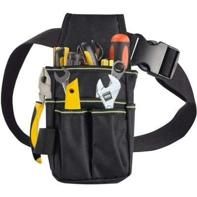 AHLSEN Bravix Sac À Outils Avec Ceinture, Mini Sac De Ceinture, Organiseur D'Outils Multi-usages Pour Artisans, Électriciens, Mainteneurs Techniques, Organisateur D'Outils Robuste - Publicité AHLSEN Bravix Sac À Outils Avec Ceinture, Mini Sac De Ceinture, Organiseur D'Outils Multi-usages Pour Artisans, Électriciens, Mainteneurs Techniques, Organisateur D'Outils Robuste - Publicité