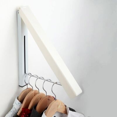 LUMIERE Porte-vêtements Mural Pliable En Acier Inoxydable Pour Intérieur/extérieur, Organisateur De Rangement Portable - Publicité LUMIERE Porte-vêtements Mural Pliable En Acier Inoxydable Pour Intérieur/extérieur, Organisateur De Rangement Portable - Publicité
