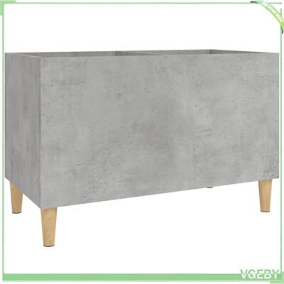 OEM Meuble De Rangement - V Geby - Armoire À Disques - Gris Béton - Bois D'Ingénierie - 74,5x38x48 Cm - Publicité OEM Meuble De Rangement - V Geby - Armoire À Disques - Gris Béton - Bois D'Ingénierie - 74,5x38x48 Cm - Publicité