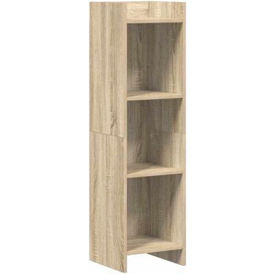Bibliothèque Chêne Sonoma 30 X 30 X 111 Cm Bois D'Ingénierie Vidaxl - Publicité Bibliothèque Chêne Sonoma 30 X 30 X 111 Cm Bois D'Ingénierie Vidaxl - Publicité